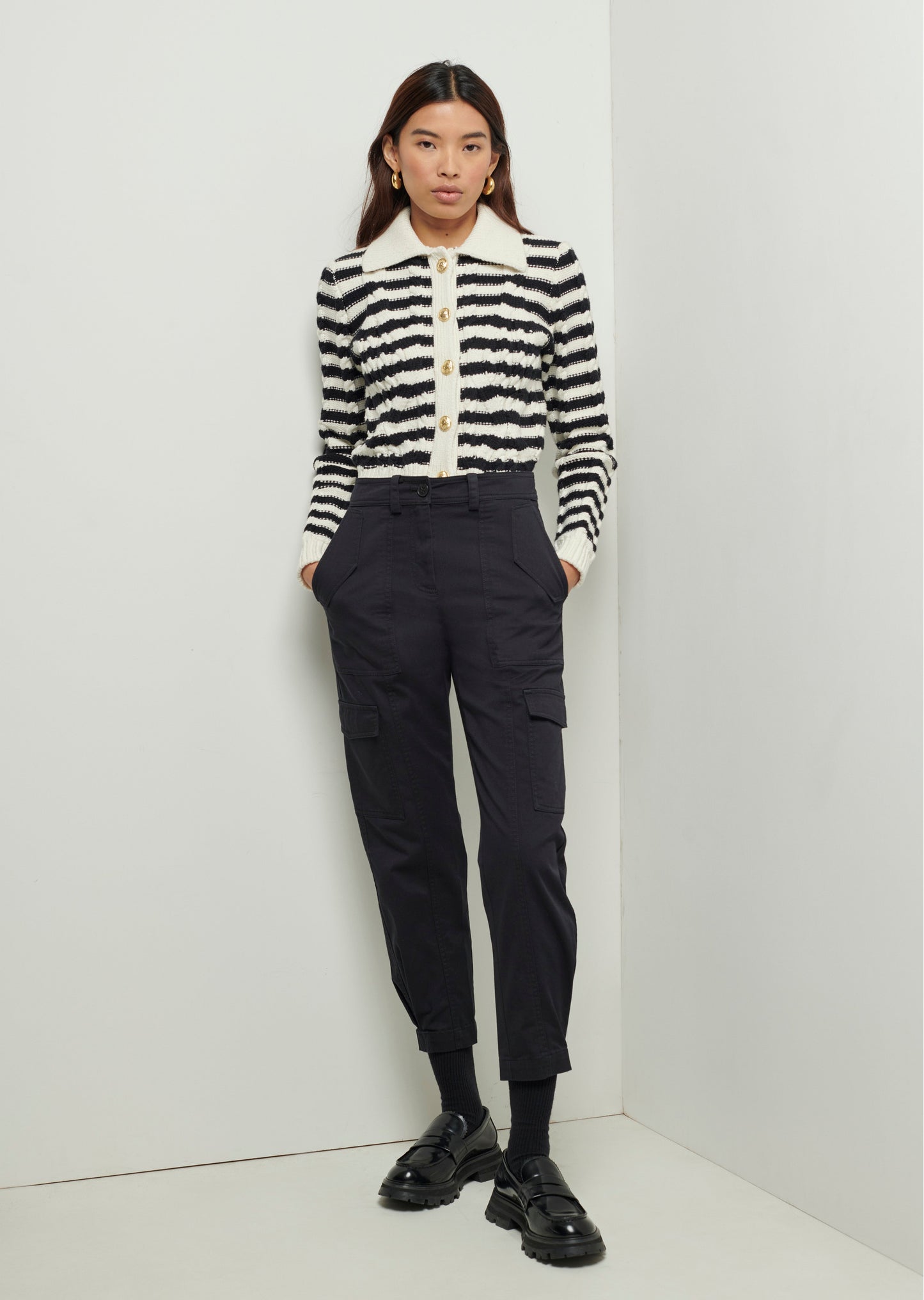 Elian Utility Pants - Black