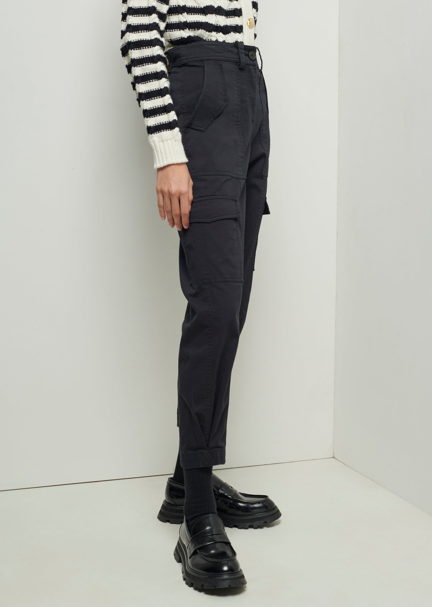 Elian Utility Pants - Black