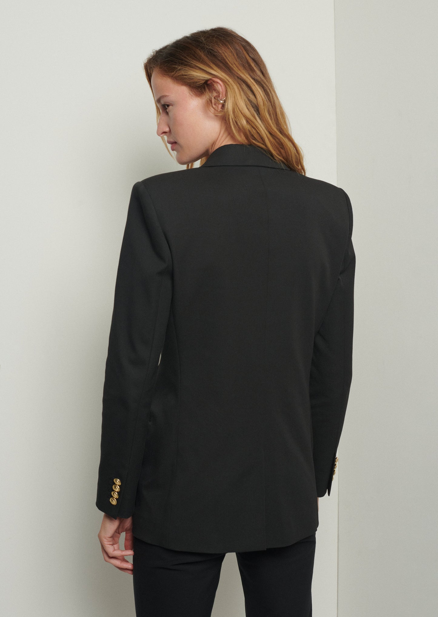 Walter Double Breasted Jacket - Black