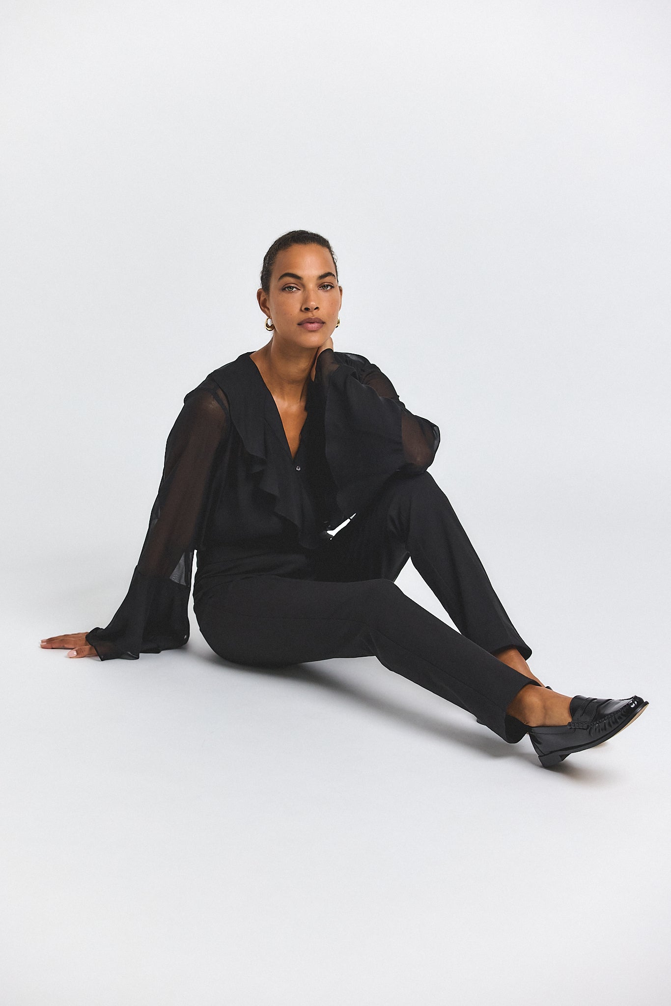 Crosby Slim Trouser - Black