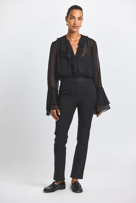 Crosby Slim Trouser - Black