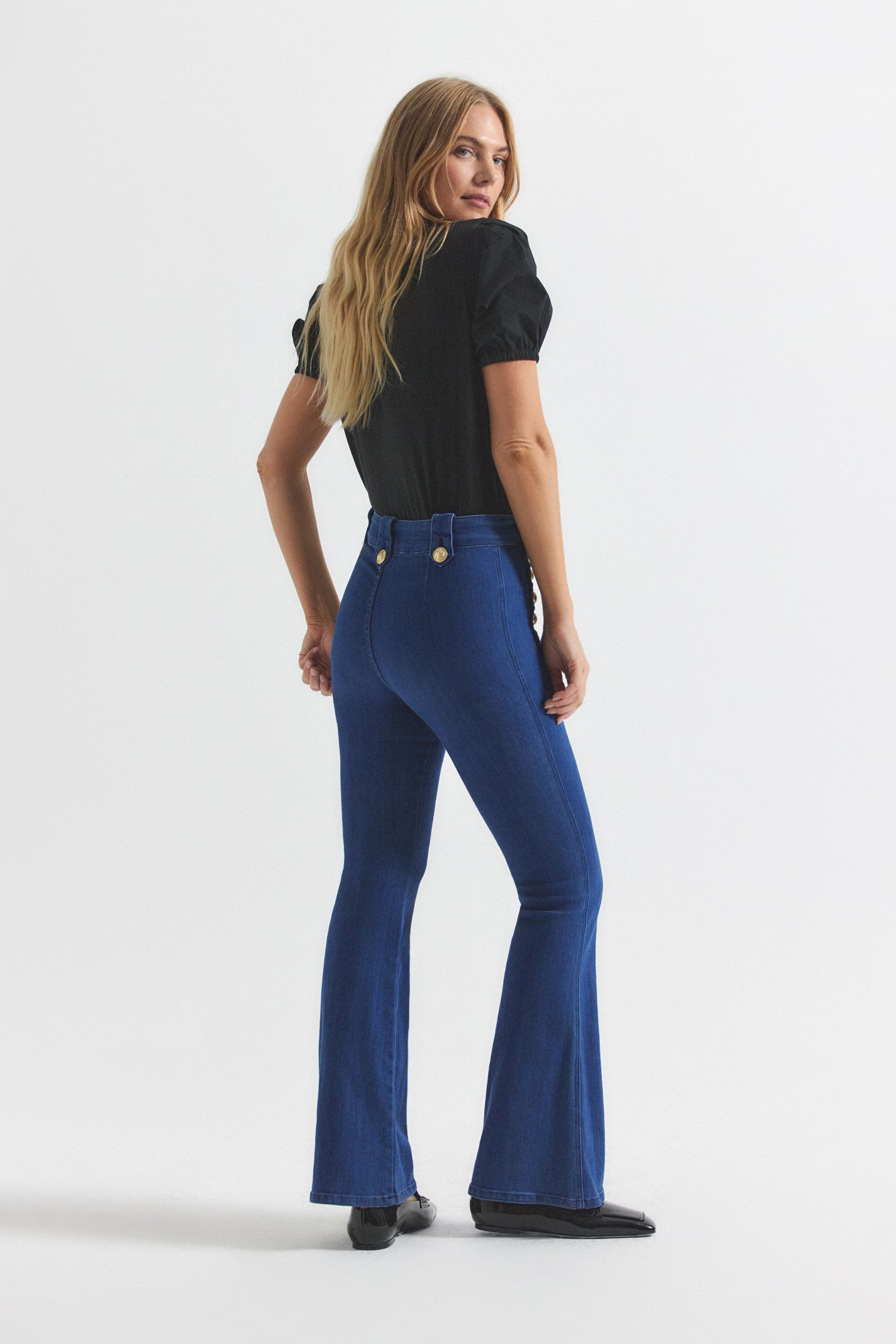 Robertson Flare Jeans - Lexington Dark