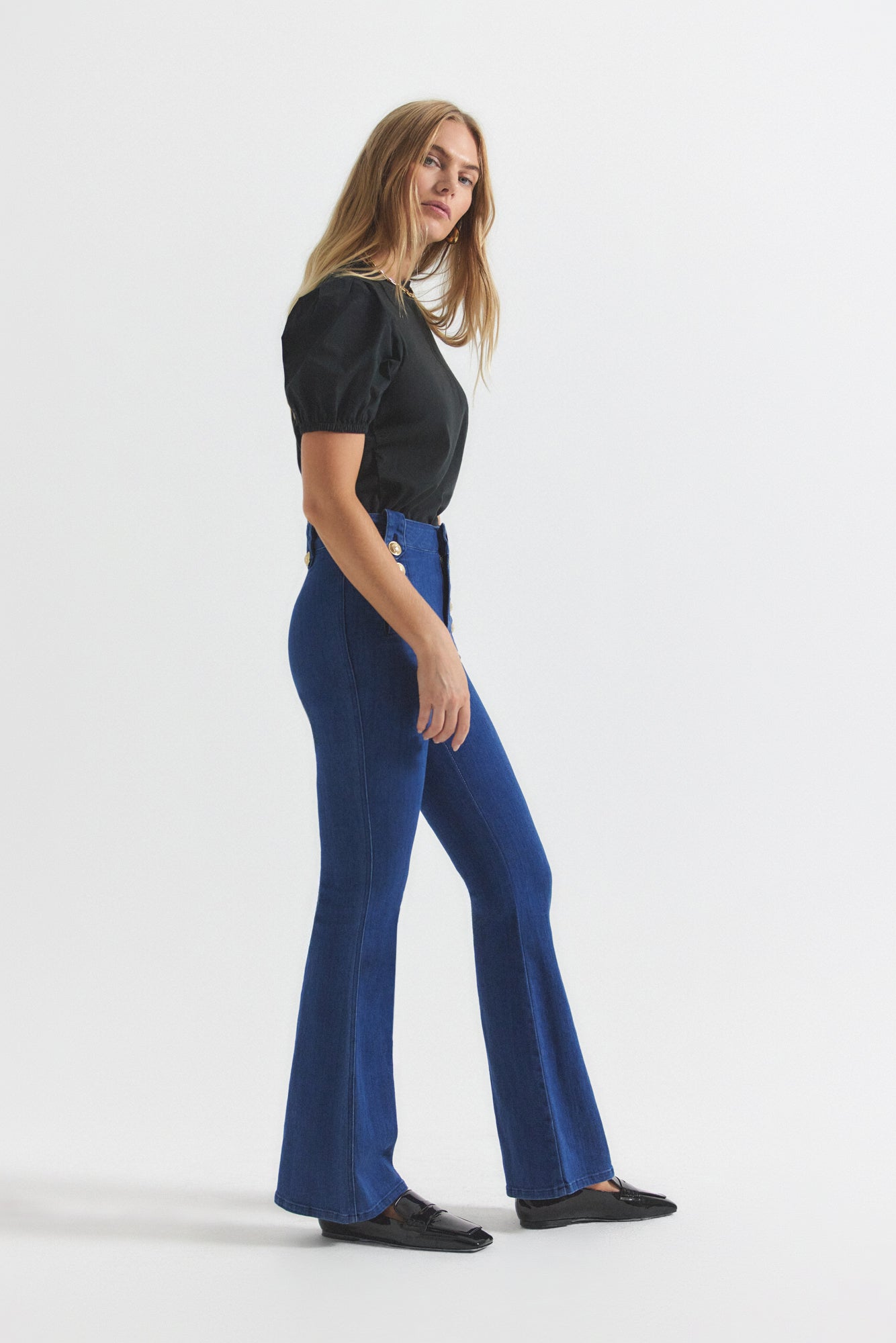 Robertson Flare Jeans - Lexington Dark