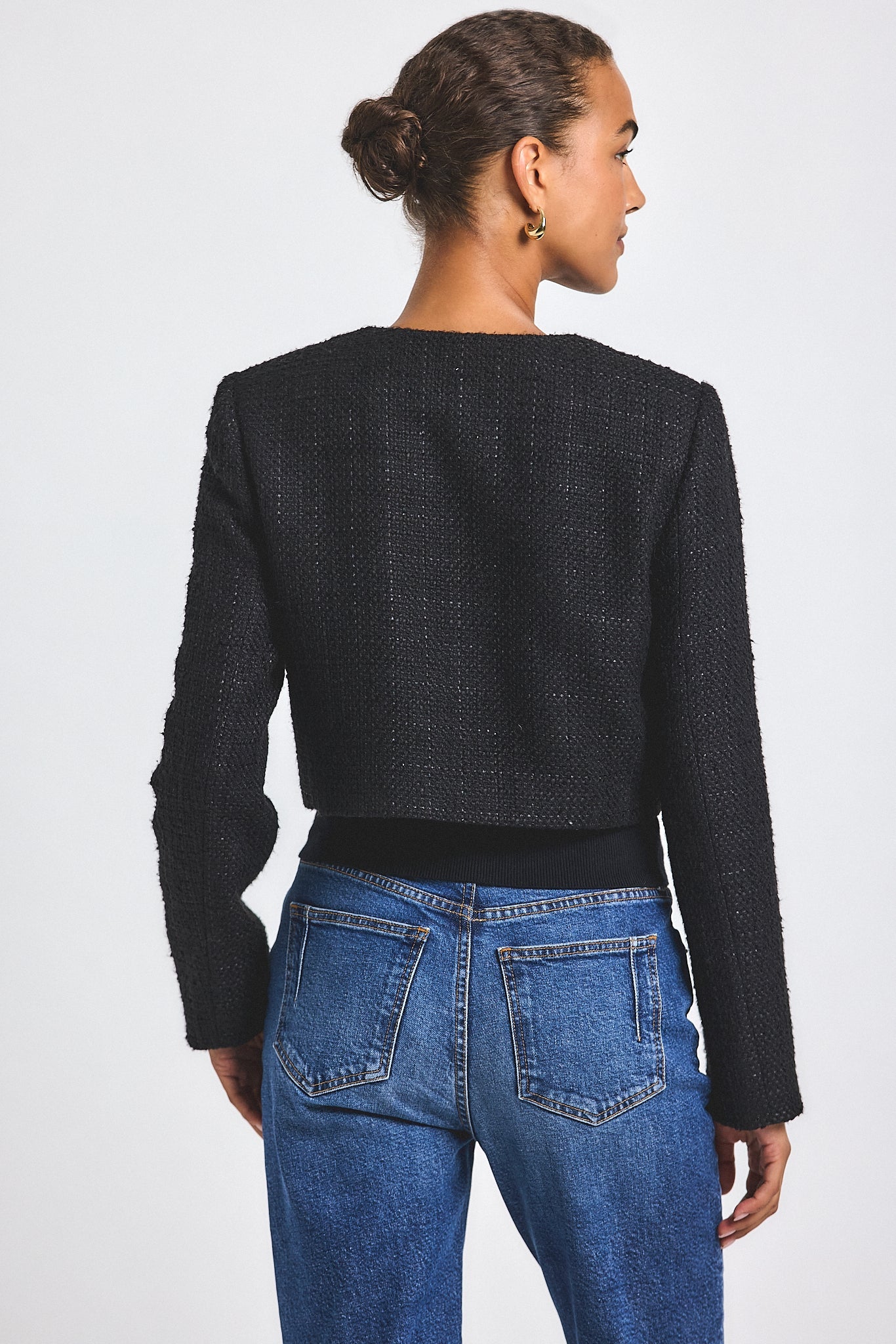 Juliette Tweed Jacket - Black