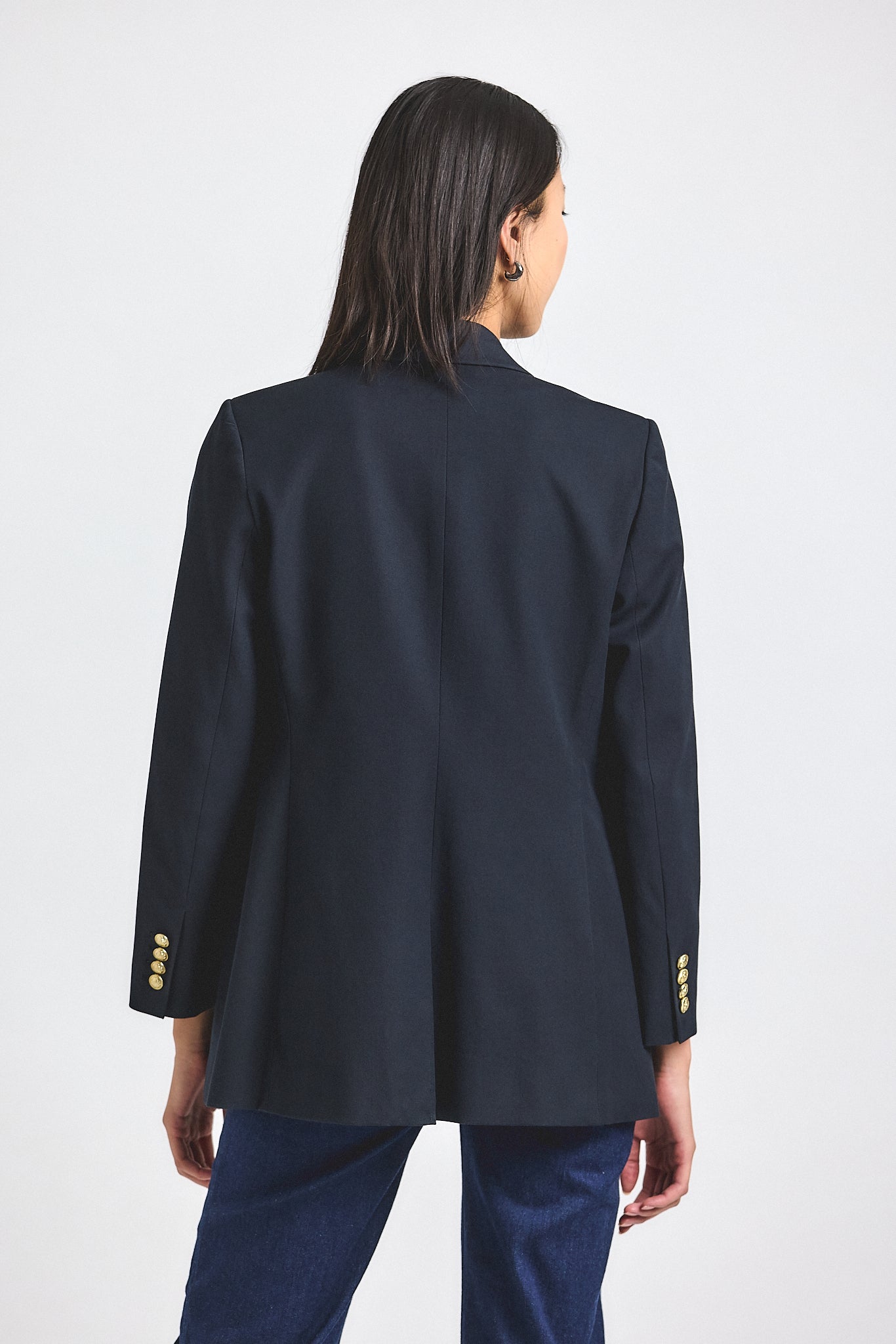 Walter Double Breasted Jacket - Midnight