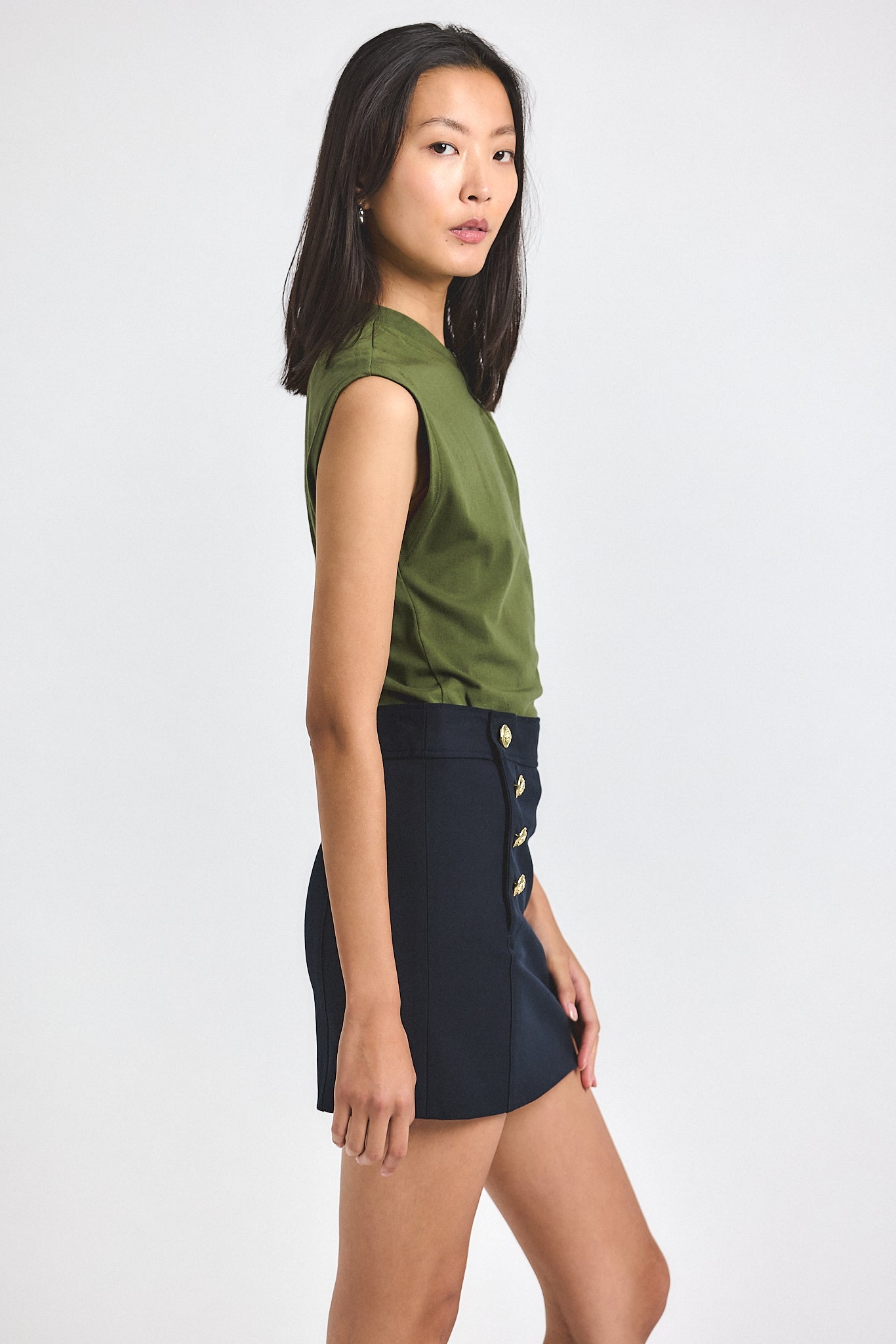 Reyna Mini Skirt - Midnight