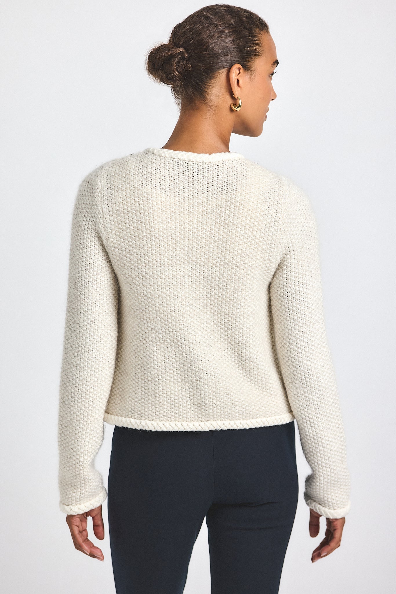 Zaria Cardigan Jacket - Cream